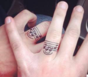 Wedding ring tattoos