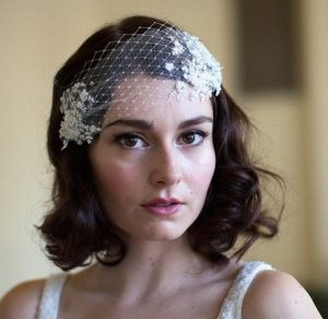 Vintage Short Wedding Hair