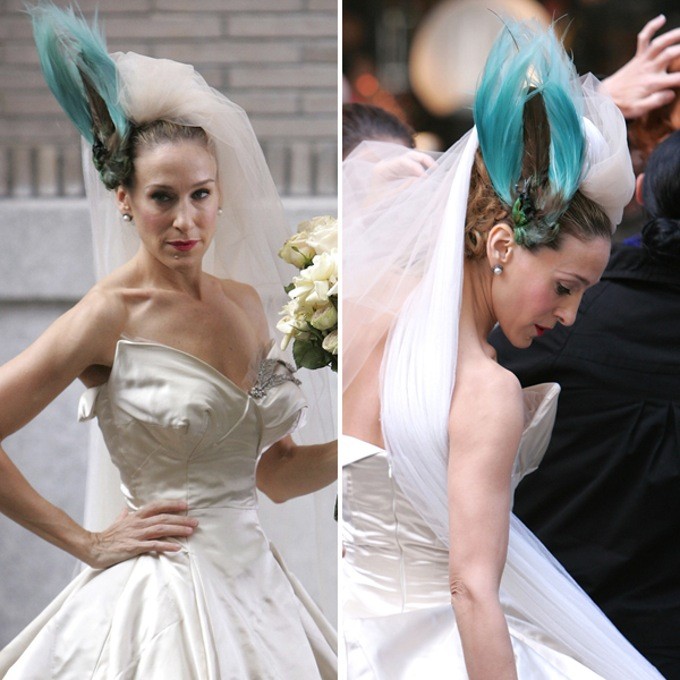 Sarah Jessica Parker Sex And The City Wedding hair