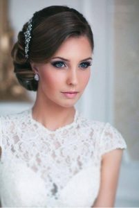 stud wedding earrings & hair accessories