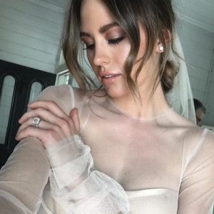 Jesinta Campbell's wedding hairstyle