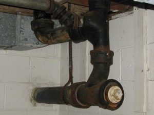 old drain pipe
