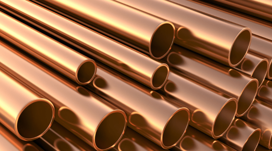 Rigid Copper Plumbing Pipes