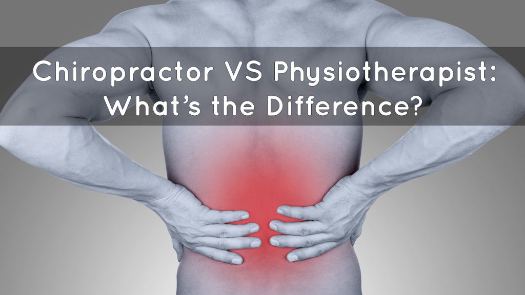 Chiropractor VS Physiotherapist Banner