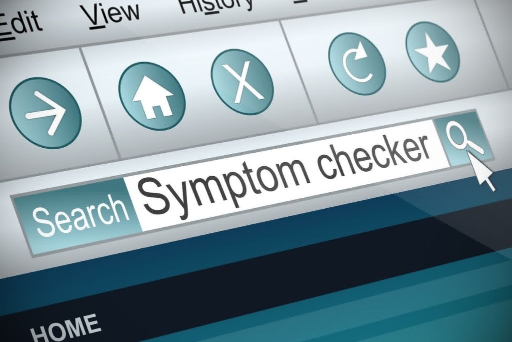 online symptom checker banner