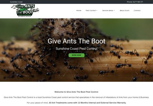 Give Ants The Boot Pest Control
