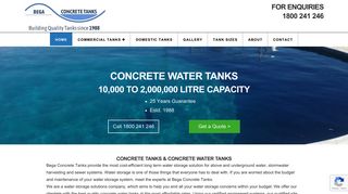 Bega Concrete Water Tanks Australia Wide