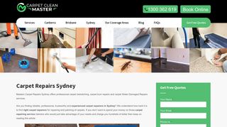 Carpet Cleaning Master – Carpet Repairs Sydney