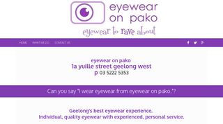 Eyewear on Pako