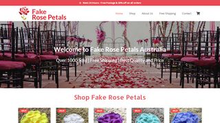 Fake Rose Petals Australia