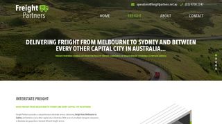 Freight Melbourne to Sydney