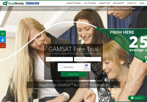 GradReady GAMSAT & UCAT Preparation