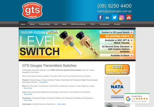 GTS Gauges Transmitters Switches