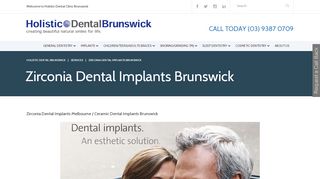 Zirconia Dental Implants Brunswick | Holistic Dental Brunswick