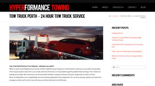 HYPERFORMANCE TOWING