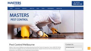 Masters Pest Control