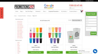 Promotional drinkware