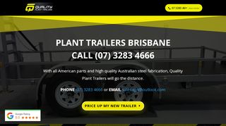 Quality Plant Trailers
