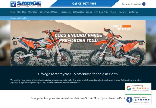 Savage Motorcycles Perth