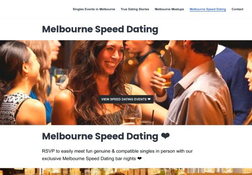 Melbourne Speed Dating