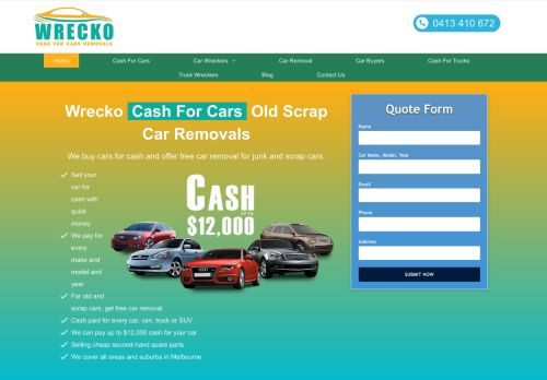 Wrecko Cash For Cars And Car Removals