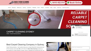 Back 2 New Carpet Cleaning Sydney