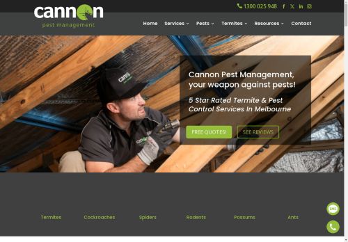 Cannon Pest Management