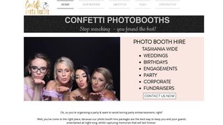 CONFETTI PHOTOBOOTHS