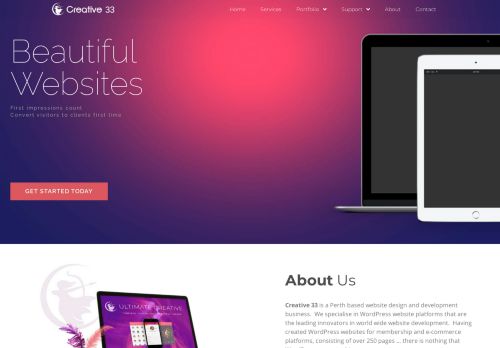 Creative 33 Website Developments