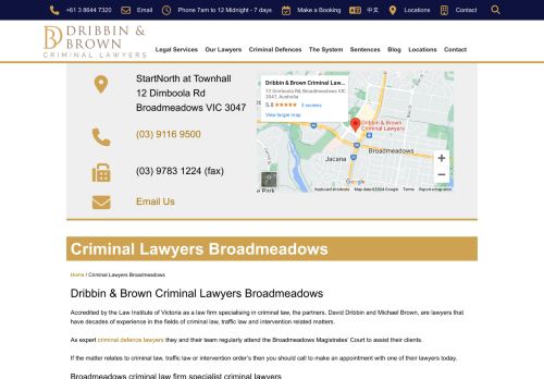 Dribbin & Brown Criminal Lawyers Broadmeadows