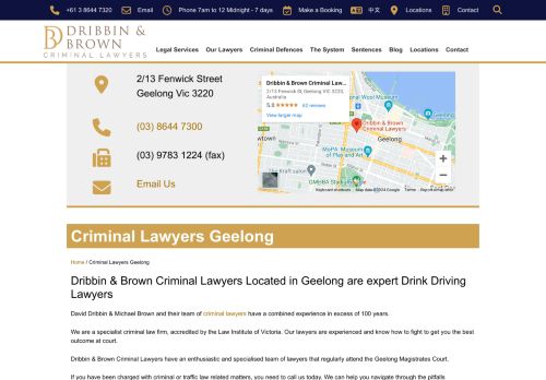 Dribbin & Brown Criminal Lawyers Geelong