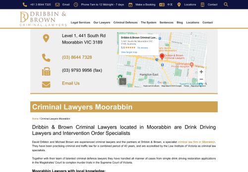 Dribbin & Brown Criminal Lawyers Moorabbin