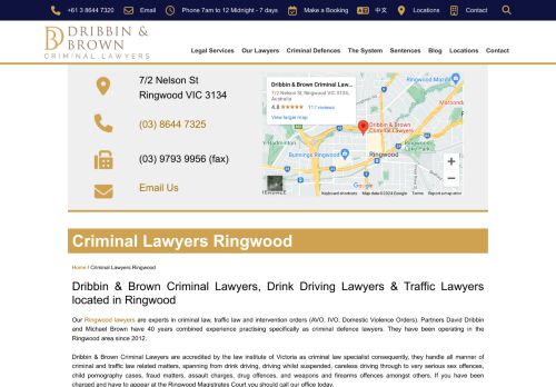 Dribbin & Brown Criminal Lawyers Ringwood
