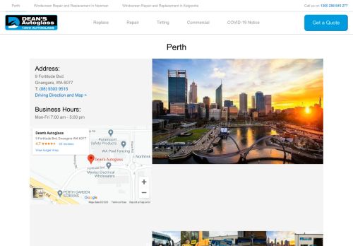 Dean’s Autoglass Perth