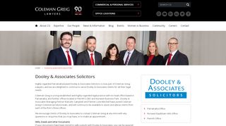 Dooley & Associates Solicitors now Coleman Greig Lawyers