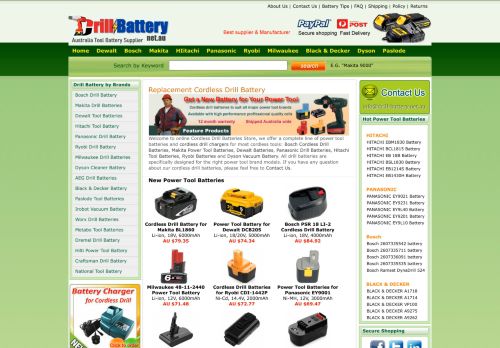 Australia Cordless Drill Battery