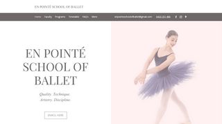 En Pointé School of Ballet