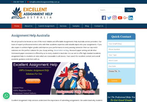 Excellent Assignment Help Australia