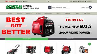 General Mowers and power equipment