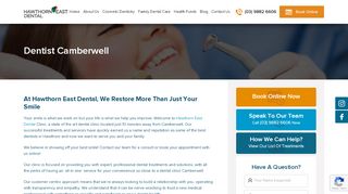 Dental Clinic Camberwell | Hawthorn East Dental