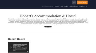 Hobart’s Accommodation & Hostel