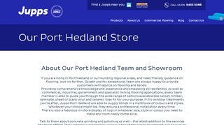 Jupps Floorcoverings – Port Hedland
