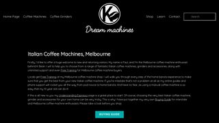 K Bean Coffee Machines