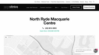 Laser Clinics Australia – North Ryde Macquarie Centre