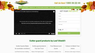 Leafshield Gutter Protection