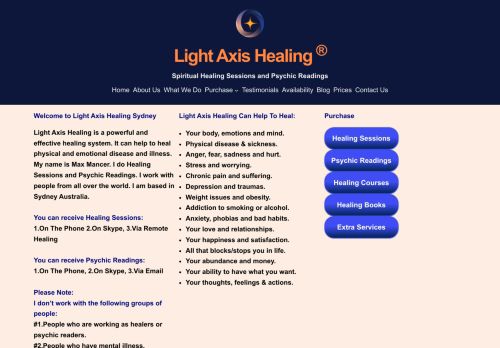 Light Axis Healing