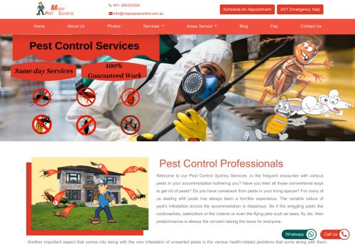 Major Pest Control Melbourne