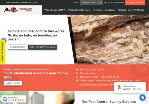 M & M Pest & Termite Control Campbelltown