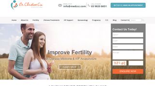 Dr. Christine Cui Acupuncture Fertility Clinic