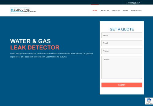 Water and Gas Leak Detection